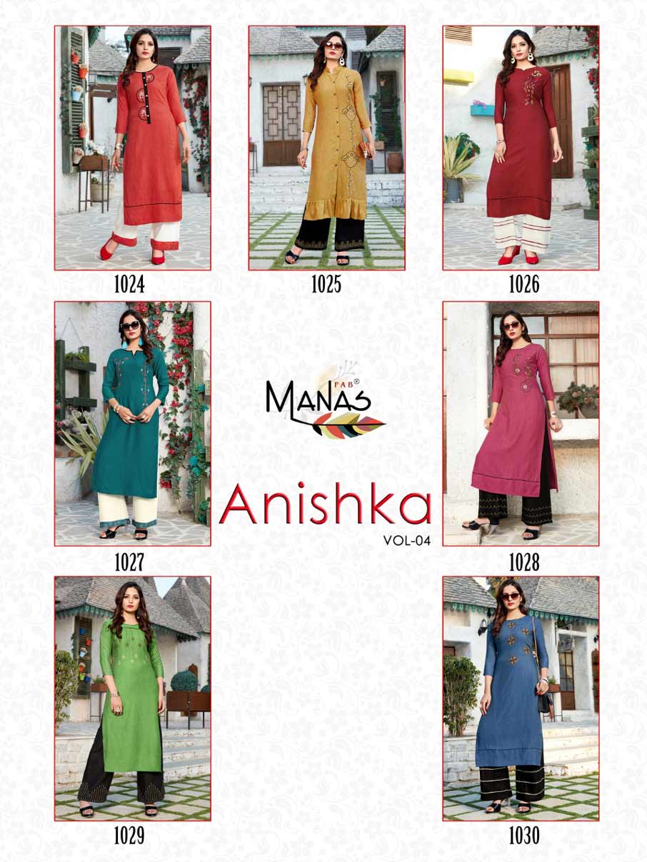 Manas Anishka Vol-4 Black Magic Kurti Sets Manas Anishka Vol-4 Black Magic Kurti Sets
